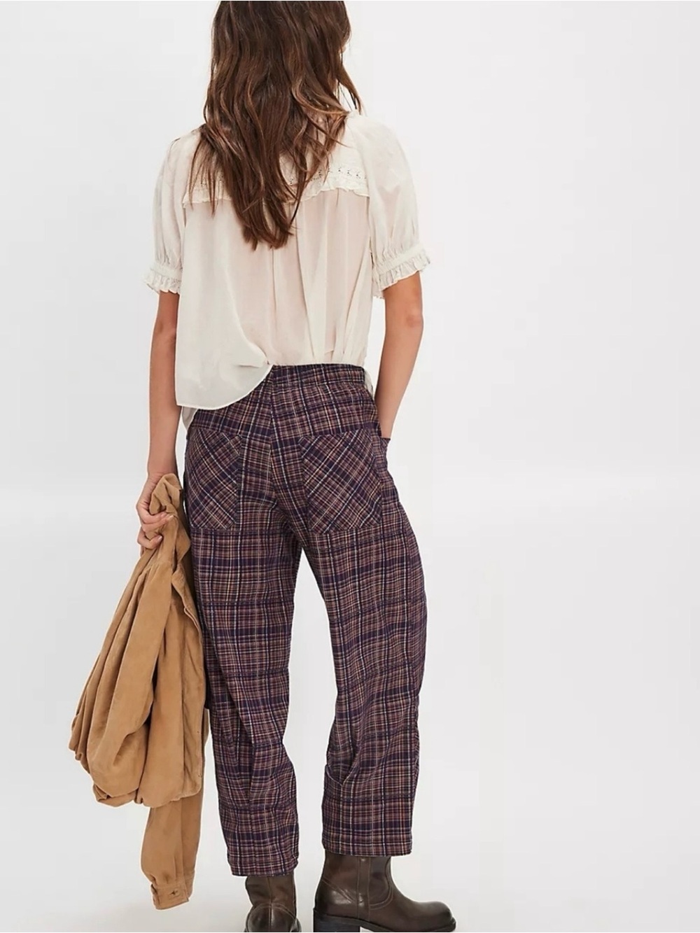 Free People Nice Choice Pull-On Trousers ~ NWOT - Picture 3 of 3